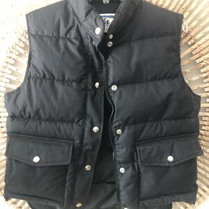 AFRC Black down puffer ski vest